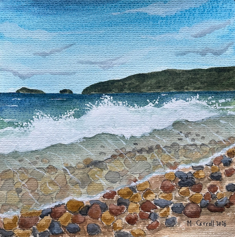 Breaking waves on Lake Superior